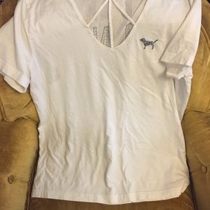 Size large PINK campus tee from summer/fall 2018.